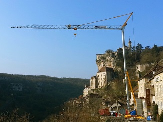 Société de Montage de Grues dans le Bâtiment à Manhac dans l'Aveyron